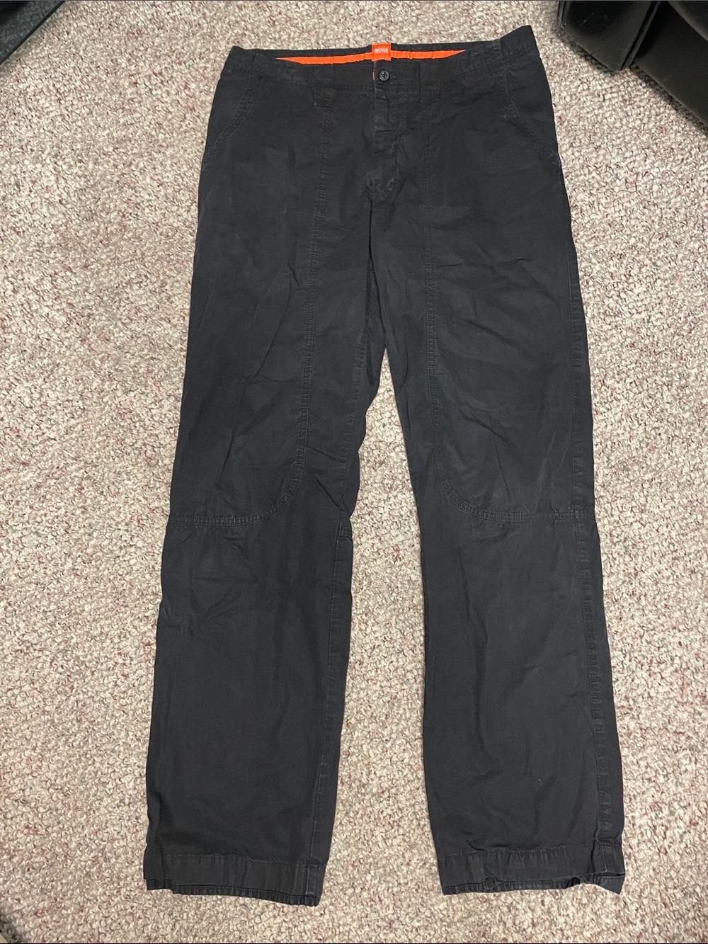 Hugo boss Men's Black Casual Utility Pants